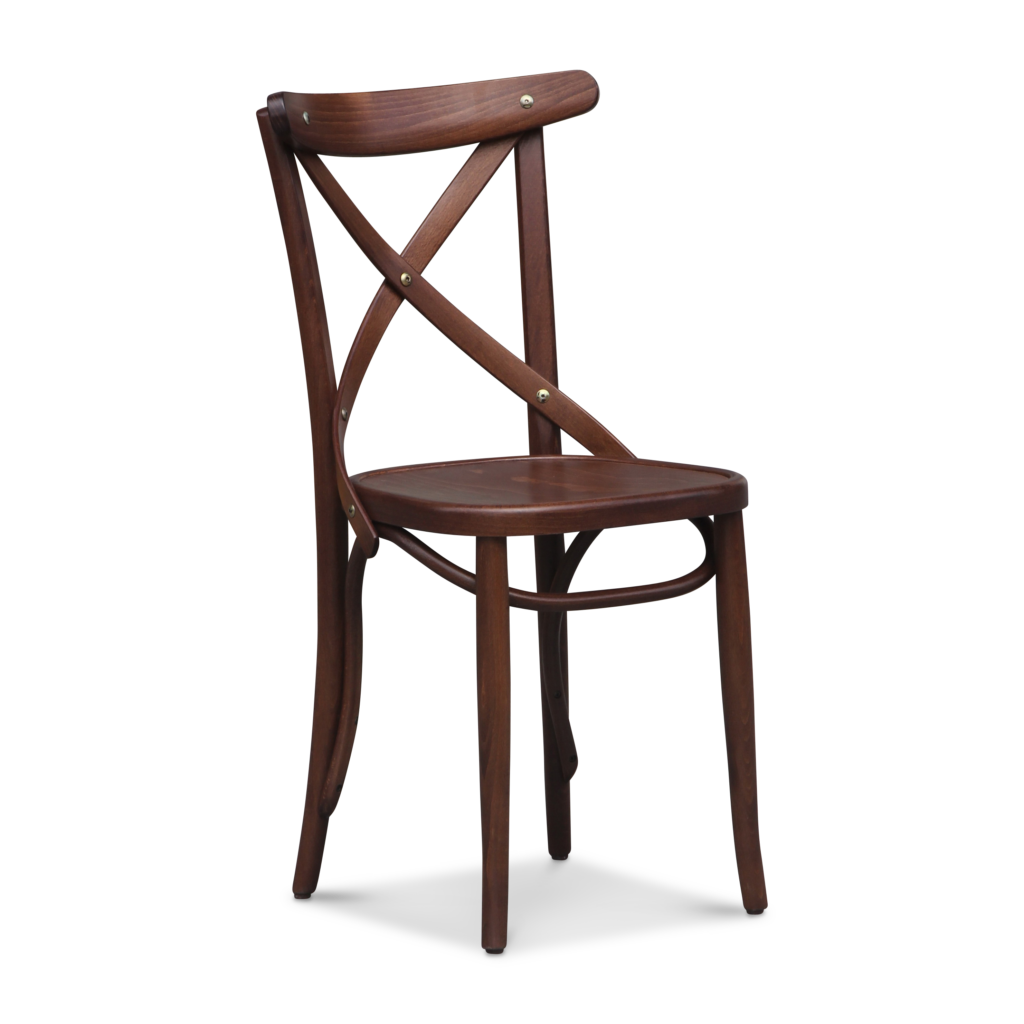 Croce Chair In Walnut stained Beech Wood Shadeflair wet-wipes-sterling-hygiene-tissue